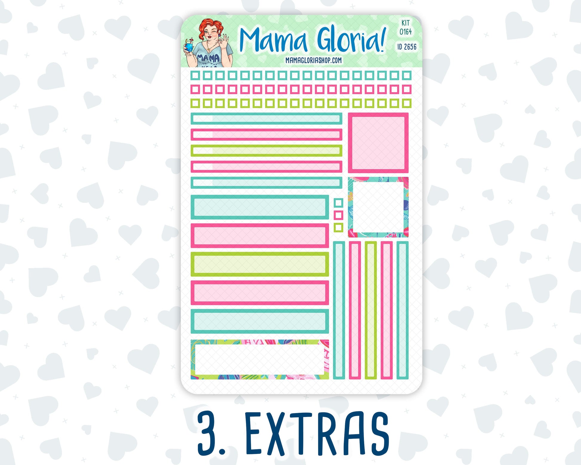 Kit 0164 7x9 Daily Duo - Sweet Days - May- Spring- Planner