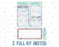 Kit 0166 - 7x9 - May Symphony - May- Spring- Notes Pages - Dashboard Kit - Productivity Page