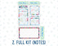 Kit 0166 - A5 - May Symphony - May- Spring- Notes Pages - Dashboard Kit - Productivity Page